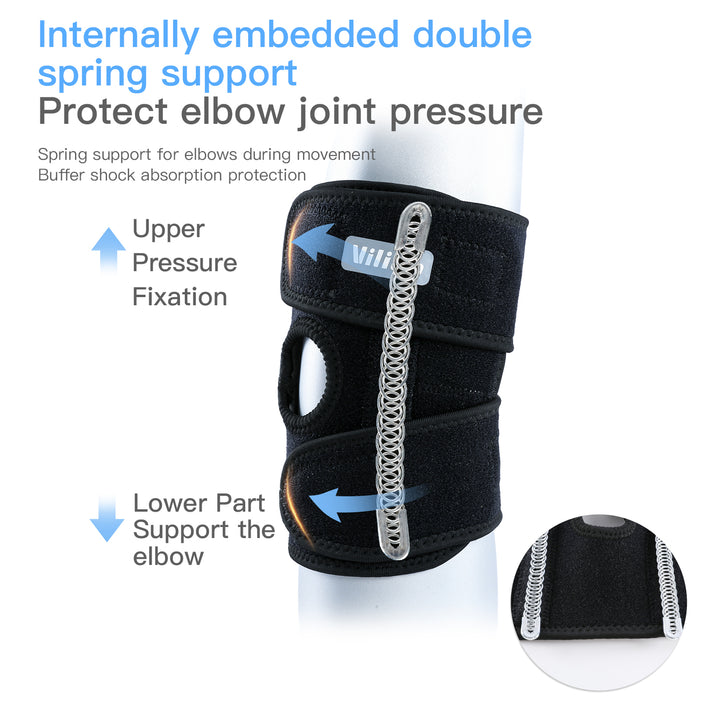 Premium Elbow Support Sleeve for Basketball & Football – Breathable Arm Sleeve Protector for Sports Safety, Adjustable 