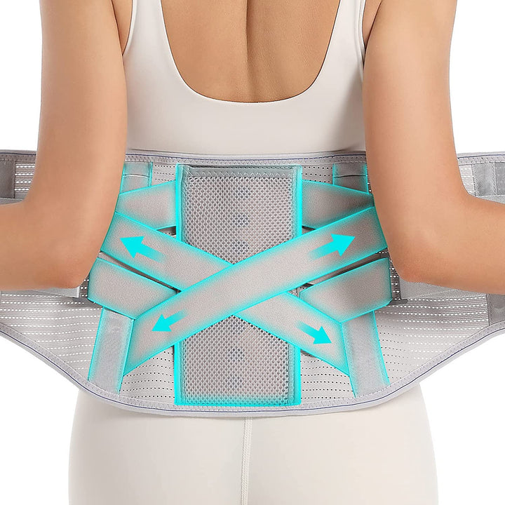 Premium Lower Back Brace for Lumbar Support, Ergonomic Sports Belts for Herniated Discs & Sciatica Relief for Men & Women