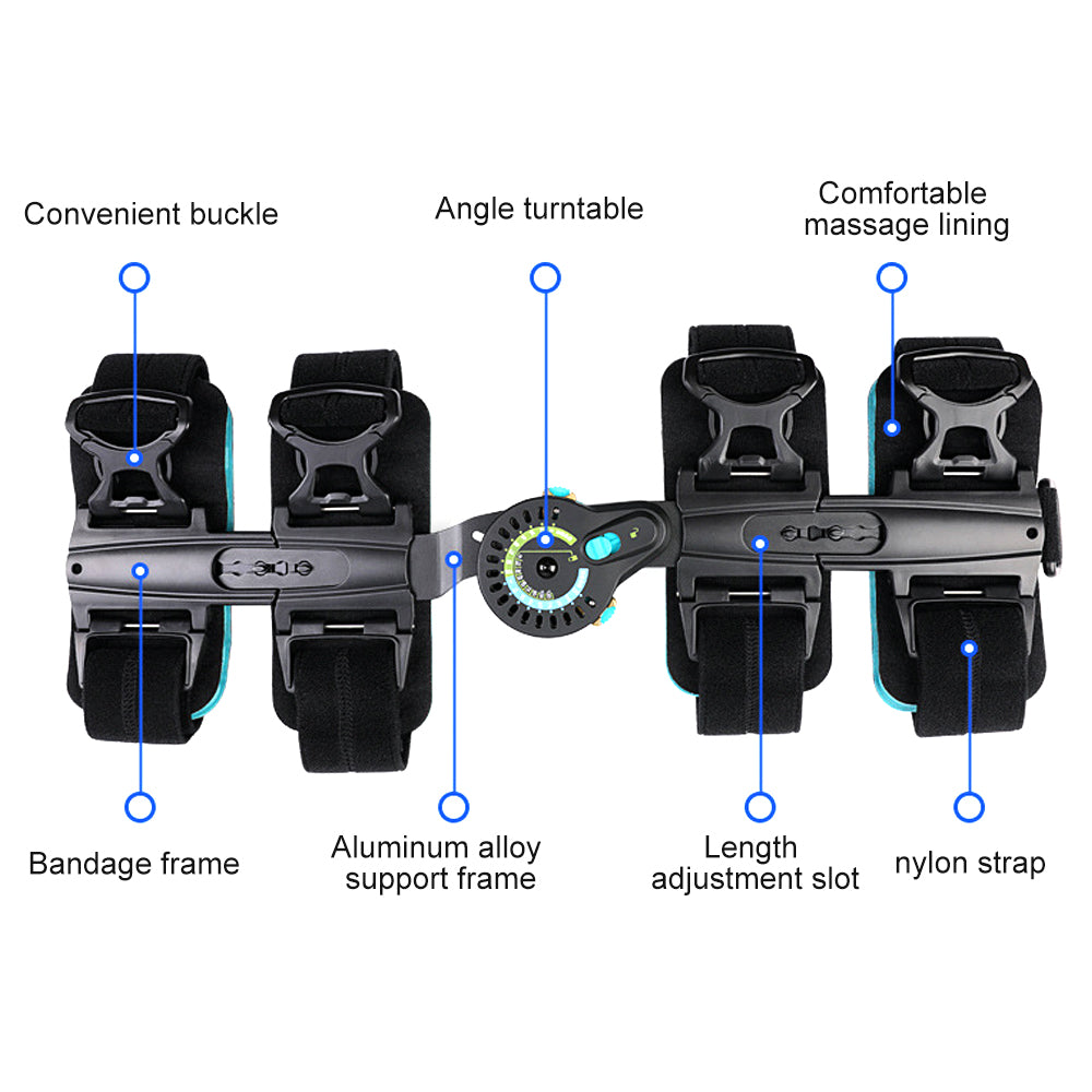 Premium Adjustable Hinged Knee Brace for Postoperative Recovery, ROM Immobilizer for ACL, MCL, Meniscus Tear, and Ligament 