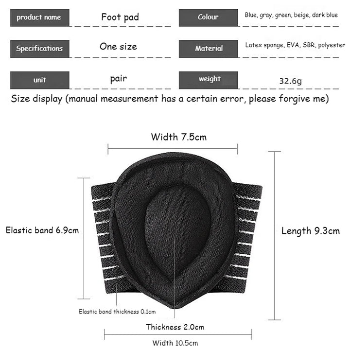 Premium Plantar Fasciitis Insoles for Flat Feet - Arch Support Shoe Pads, Orthopedic Comfort for Men & Women, Soft EVA & 