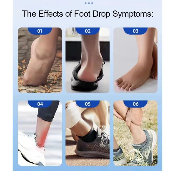 Premium AFO Drop Foot Brace Orthosis - Lightweight Ankle Support Stabilizer for Men and Women, Comfort Fit for Foot Drop, 