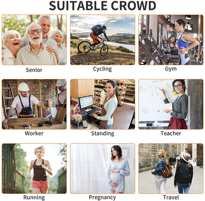 Premium Compression Support Stockings for Varicose Veins – Below Knee Circulation Socks for Pain Relief, Muscle Support &