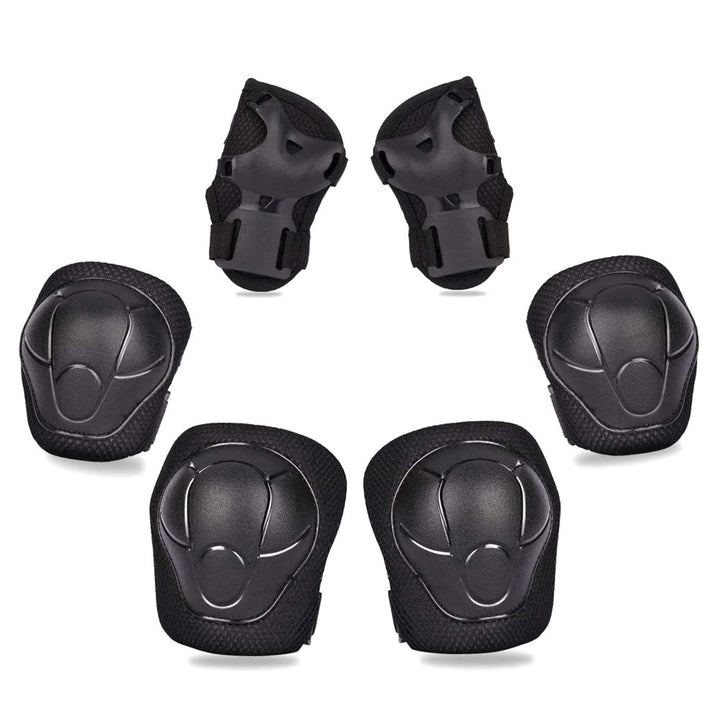 Premium Kids Knee Pads, Elbow Pads & Wrist Guards Safety Set for Ages 3-7, Adjustable Protective Gear for Boys & Girls, Perfect for Skating, Cycling, Skateboard – 6 Pieces - StrengthXPhysiotherapy