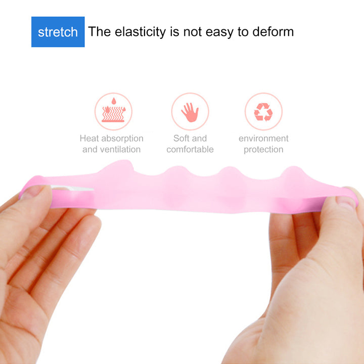 Premium Silicone Gel Bunion Corrector Toe Protector - 2PCS Orthotic Big Toe Separator & Valgus Splint, Adjustable Foot  