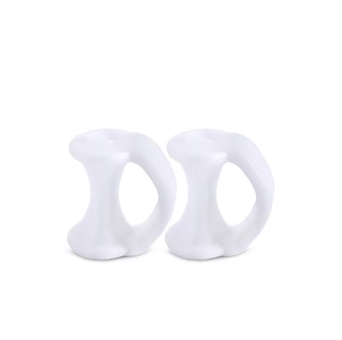 Premium Silicone Toe Separator - 2PCS Gel Bunion Corrector & Orthopedic Hallux Valgus Spacer for Foot Care, Pedicure, and 
