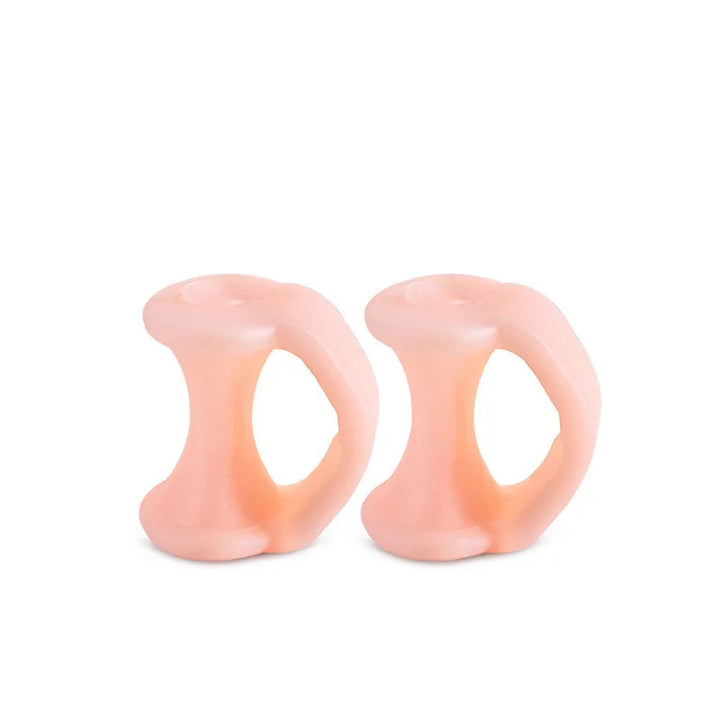 Premium Silicone Toe Separator - 2PCS Gel Bunion Corrector & Orthopedic Hallux Valgus Spacer for Foot Care, Pedicure, and 