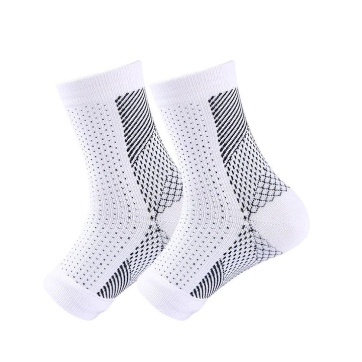 Premium Neuropathy Compression Socks for Ankle Swelling, Plantar Fasciitis Relief, 20-30mmHg Graduated Support, Moisture-