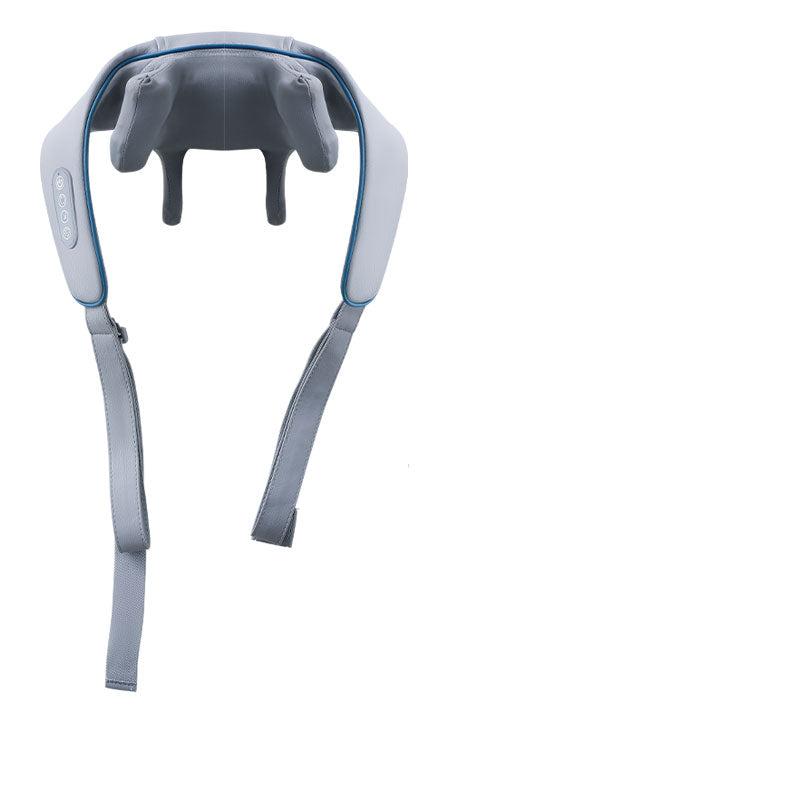 Premium Neck and Shoulder Massager with Heat | Deep Tissue Shiatsu Electric Kneading Pillow for Pain Relief | Wireless Body