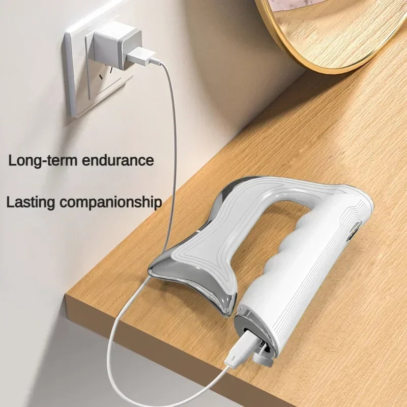 Premium Electric Fascial Tissue Gua Sha Tool - Deep Tissue Muscle Massager with NMES, Microcurrent Vibration, 3-Level   