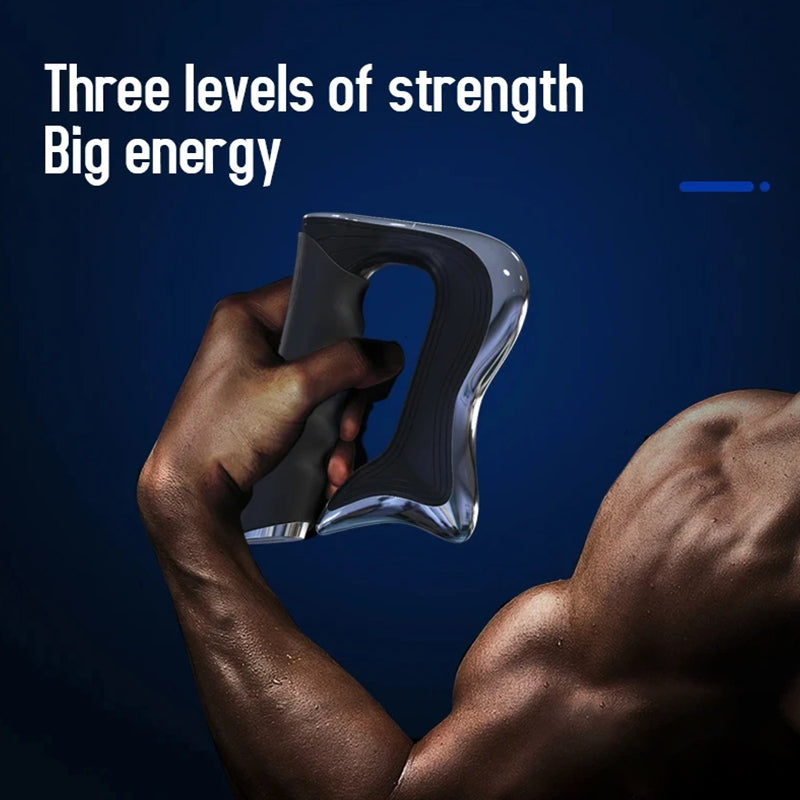 Premium Electric Fascial Tissue Gua Sha Tool - Deep Tissue Muscle Massager with NMES, Microcurrent Vibration, 3-Level   