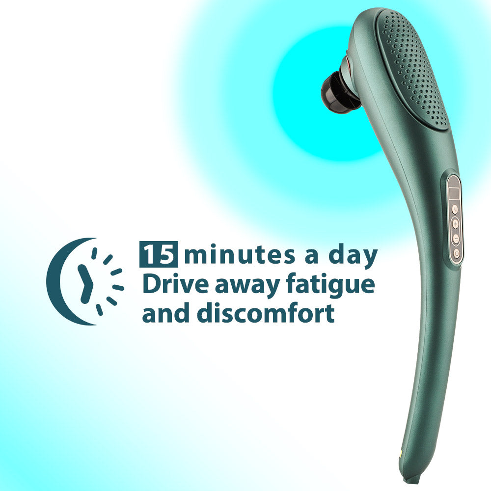 Premium Electric Massage Hammer Stick - Wireless Handheld Heating Vibration Instrument for Cervical Vertebra, Waist, and Back