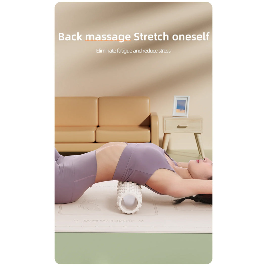 Premium Foam Roller for Deep Muscle Massage, Myofascial Release, Back & Leg Relaxation, Durable EVA, Pressure-Resistant Design, Grid Training, Home Exercise - StrengthXPhysiotherapy