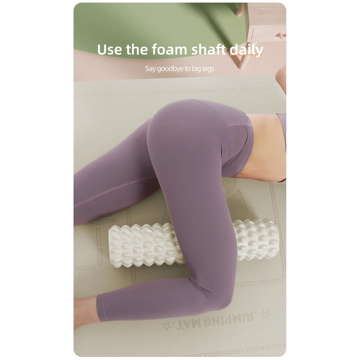 Premium Foam Roller for Deep Muscle Massage, Myofascial Release, Back & Leg Relaxation, Durable EVA, Pressure-Resistant Design, Grid Training, Home Exercise - StrengthXPhysiotherapy