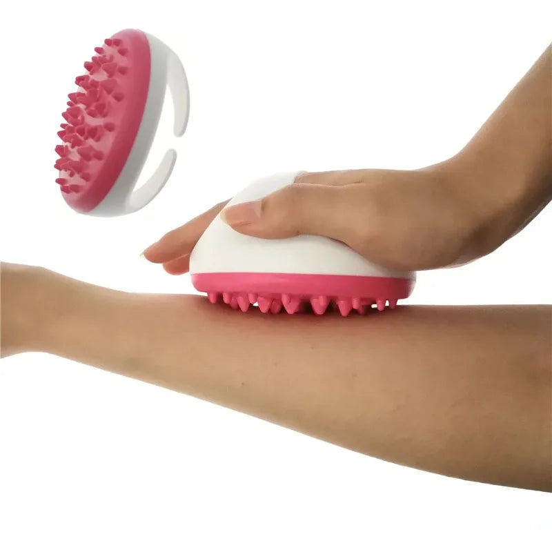 Premium Handheld Massage Brush for Body Shaping, Anti-Cellulite, Skin Care, and Exfoliation Tool - Durable Soft Head for 