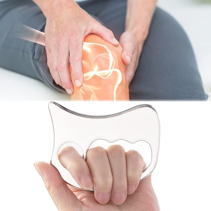 Premium Stainless Steel Gua Sha Scraping Massage Tool for Muscle Relaxation, IASTM for Back, Legs, Arms, Anti-Cellulite 