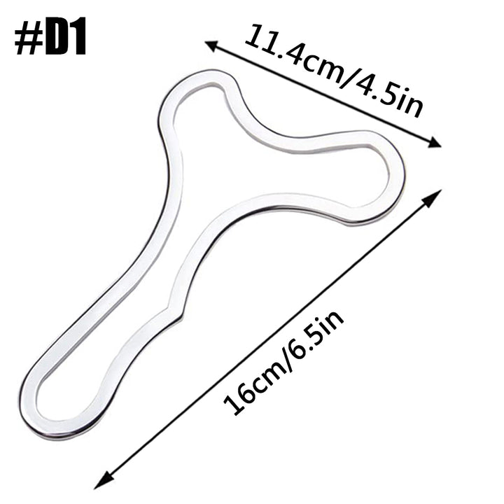 Premium Stainless Steel Gua Sha Scraping Massage Tool for Muscle Relaxation, IASTM for Back, Legs, Arms, Anti-Cellulite 