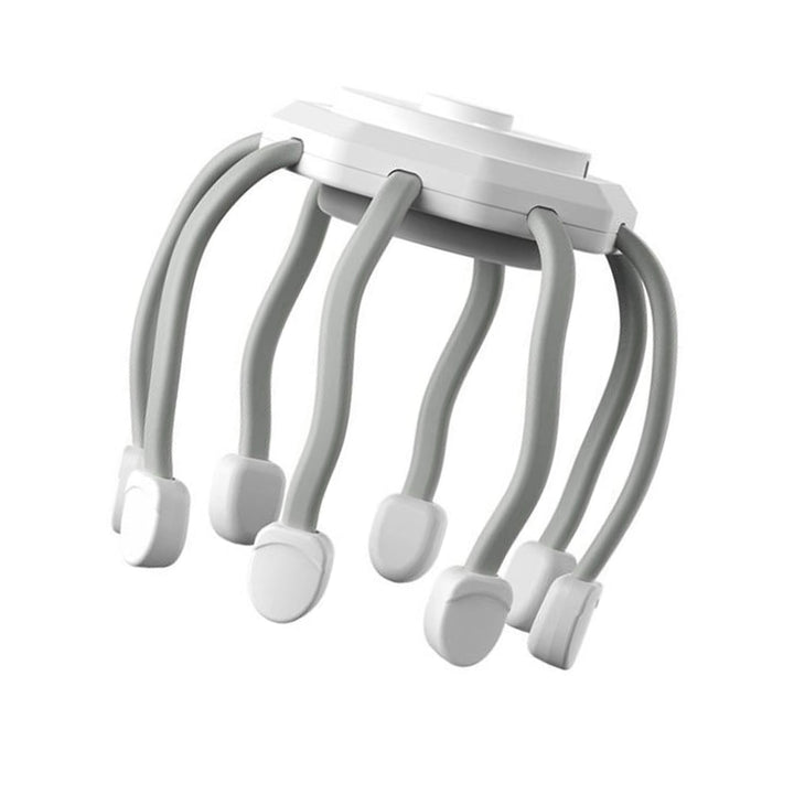 Premium Electric Scalp Massager - Cordless 12-Claw Rechargeable Head Relaxer with 3 Vibration Modes & USB Charging