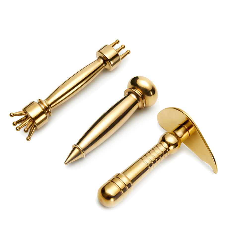 Premium Meridian Massage Stick for Magnetic Therapy, Trigger Point and Lymphatic Acid Drainage, IASTM Facial Scraping Board