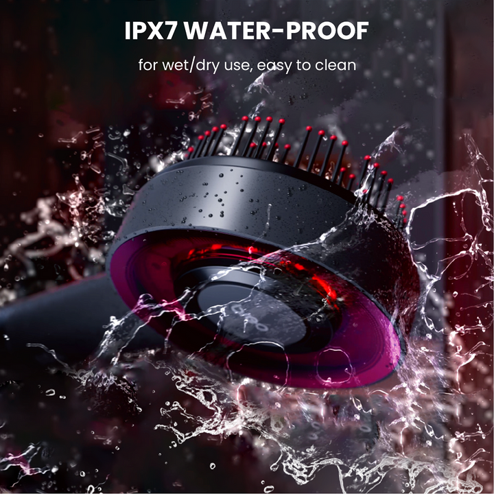 Premium Breo Scalp3 Electric Scalp Massaging Brush with Anti-Hair Loss Function, IPX7 Waterproof, Cordless Design for Home &