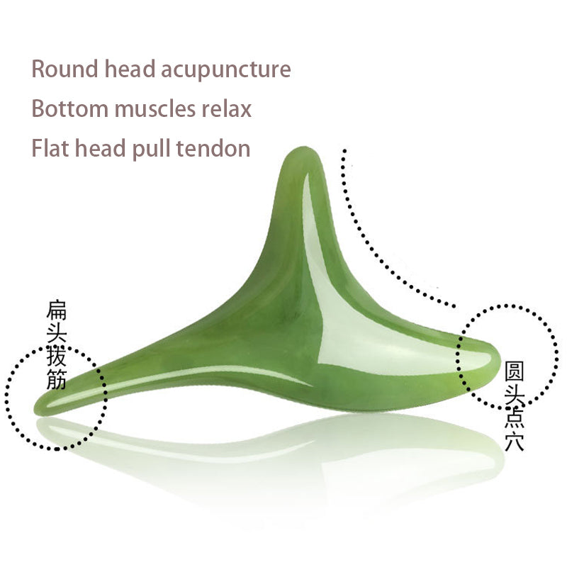 Premium Amber Resin Gua Sha Scraping Tool for Foot Massage and Relaxation, Antibacterial Beeswax Material, Ergonomic Handle,