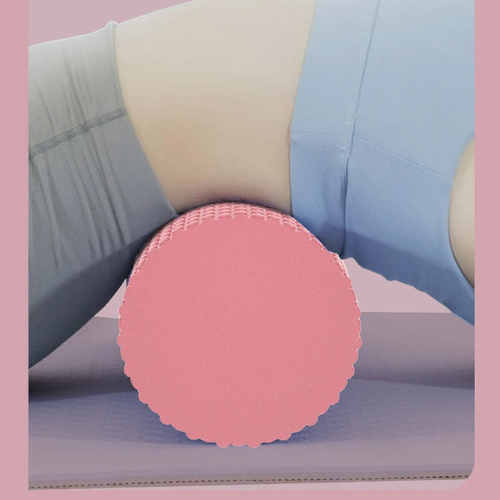 Premium EVA Foam Yoga Roller for Pilates & Home Workouts, 9.5cm Diameter, 29.7cm Length, Enhanced Hexagonal Design for Effective Muscle Recovery and Flexibility - StrengthXPhysiotherapy