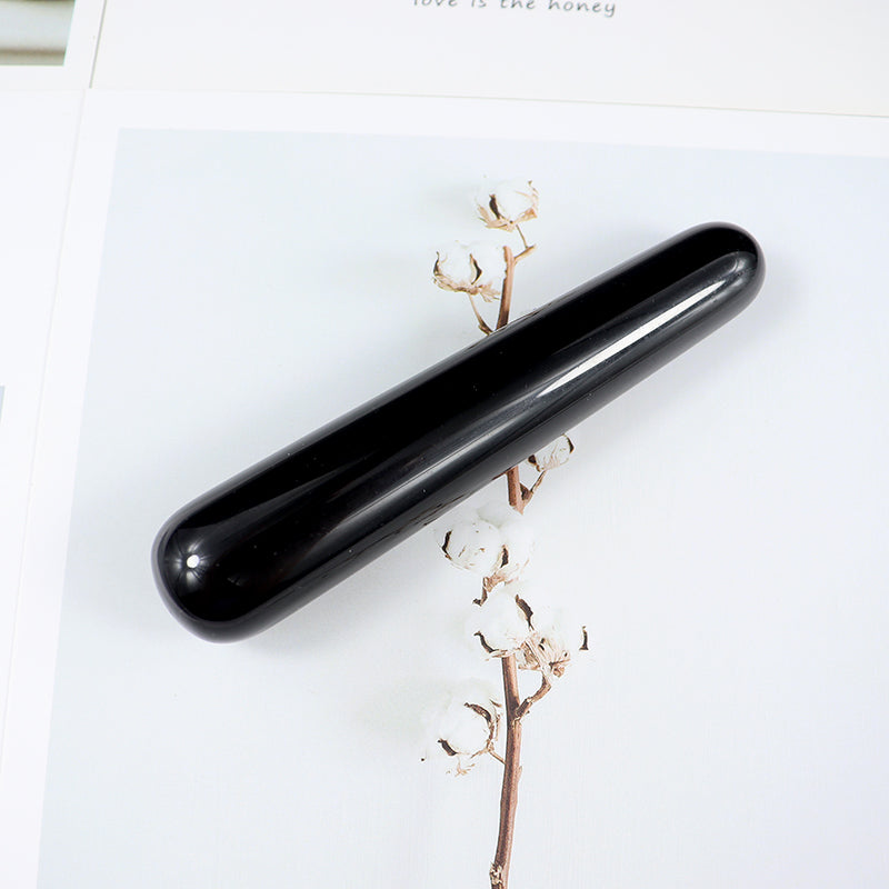 Premium Natural Quartz Yoni Wand Crystal Massage Stick for Acupuncture, Face Scraping, and Beauty Care – Made from Rose Quartz