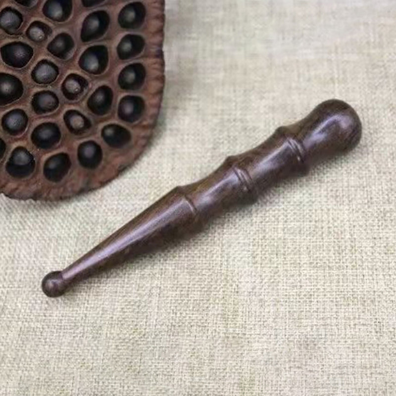 Premium Wood Nose Massager for Blood Circulation, Gua Sha Tool, Trigger Point Therapy, Pedicure Massage Comb with Acupoint