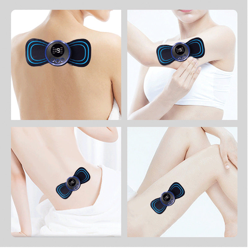 Premium Electric Pulse Neck Massager EMS TENS Cervical Massager for Neck and Back Pain Relief, Muscle Stimulator, and Deep 