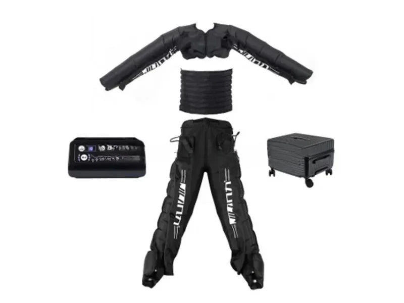 Premium Pressotherapy Air Compression Boots for Legs – 6 Chamber Massager for Muscle Recovery, Improved Circulation, 