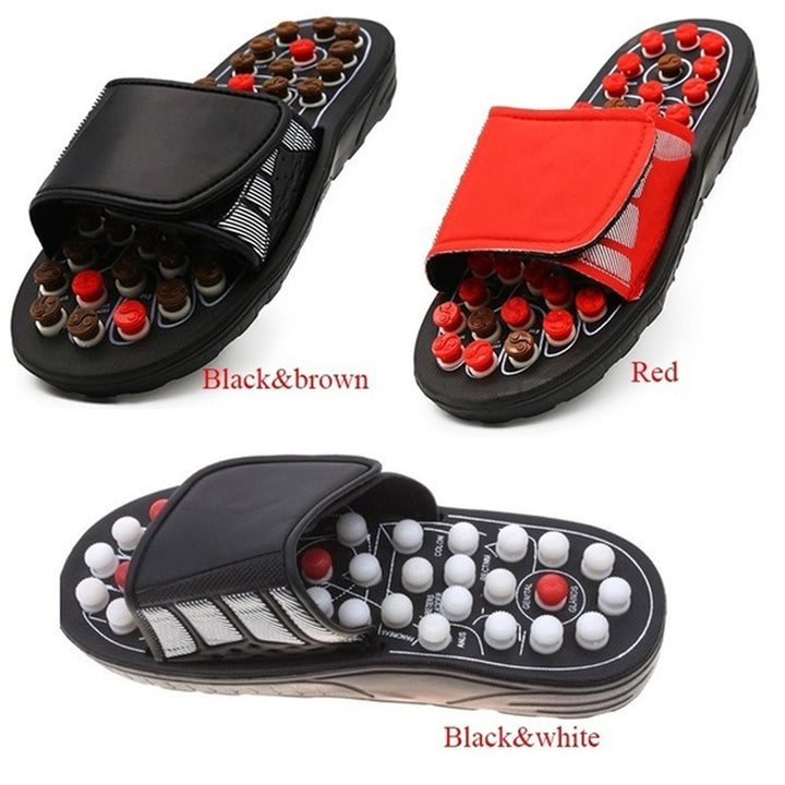Premium Foot Massage Slippers for Reflexology and Moxibustion – Comfortable Walking Shoes for Pain Relief and Relaxation, 