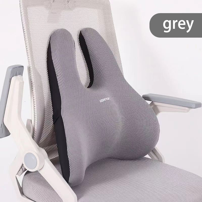 Premium Memory Foam Seat Cushion – Orthopedic Back & Waist Support for Office, Car, & Home – Coccyx Relief, Hip Massage Pad,