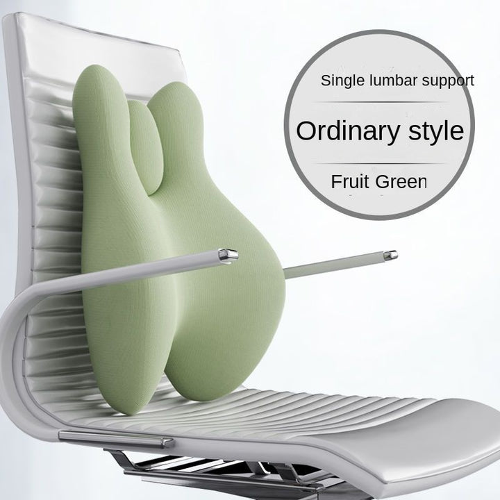 Premium Memory Foam Seat Cushion – Orthopedic Back & Waist Support for Office, Car, & Home – Coccyx Relief, Hip Massage Pad,