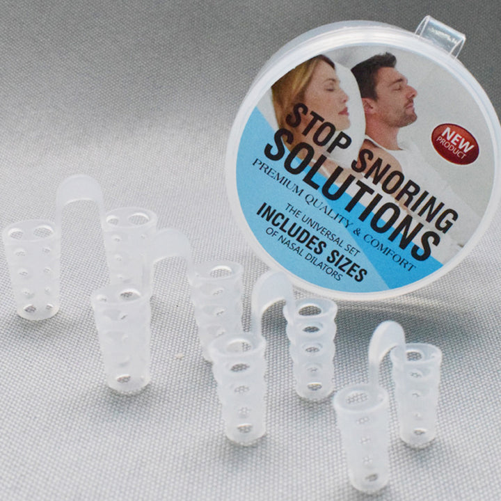 Premium Anti-Snoring Nasal Dilators (4PCS) for Easy Breathing & Sleep Quality Improvement – Comfortable Silicone Design