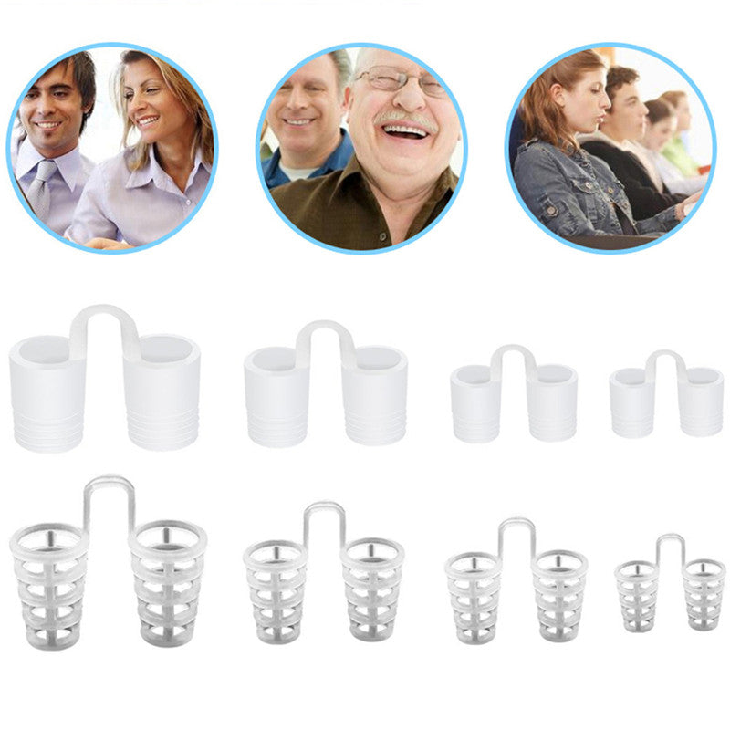 Premium Anti-Snoring Nasal Dilators (4PCS) for Easy Breathing & Sleep Quality Improvement – Comfortable Silicone Design