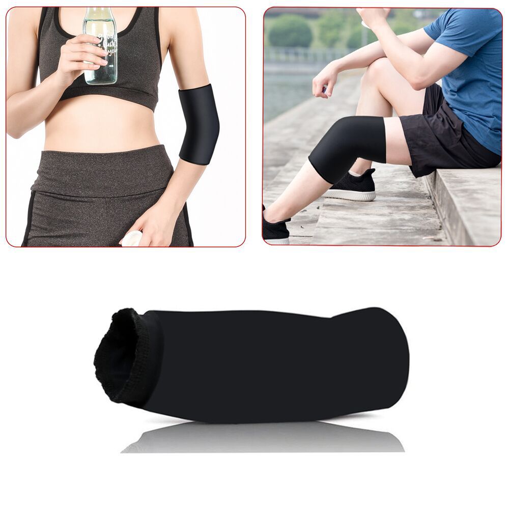 Premium Elbow Ice Pack - Hot & Cold Compression Sleeve for Joint Pain Relief, Swelling & Soreness - Gel Wrap for Bruising, 