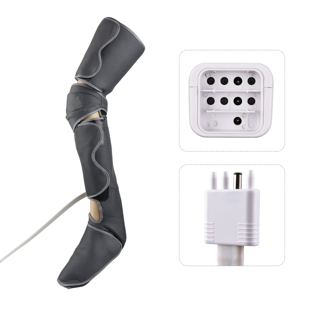 Luxury Air Wave Leg Massager with Infrared Heat & Air Pressure Technology for Thigh, Knee, and Calf Relief – 5 Intensity 