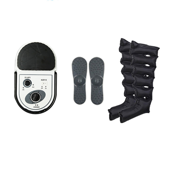 Premium Air Compression Leg Massager for Varicose Veins Relief, Blood Circulation Boost, Adjustable Cuffs, and Relaxation -