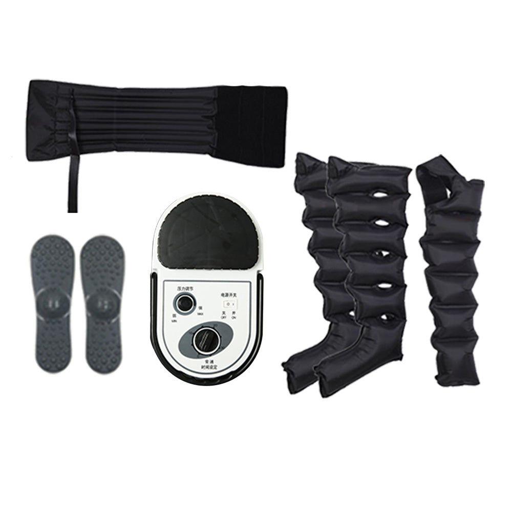 Premium Air Compression Leg Massager for Varicose Veins Relief, Blood Circulation Boost, Adjustable Cuffs, and Relaxation -