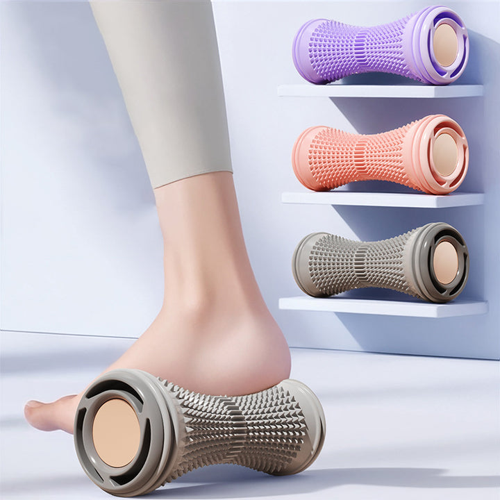 Premium Ergonomic Foot Massage Roller for Heel, Arch & Deep Muscle Relief, Portable Reflexology Massager for Gym, Exercise, 