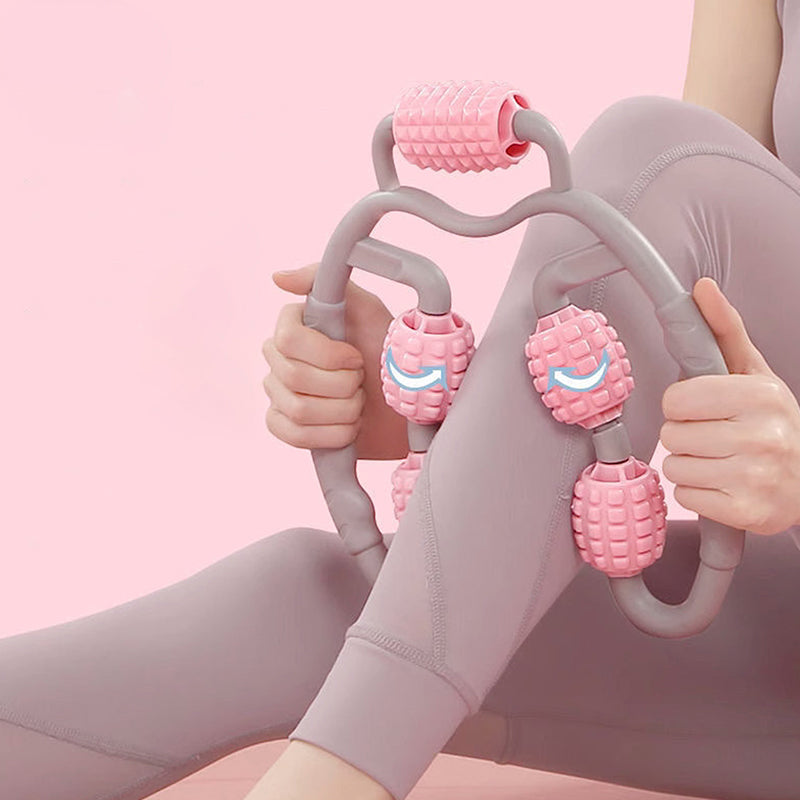 Premium Cellulite Massager Roller - Deep Tissue Foam Roller for Legs, Arms, Neck, Thighs, and Calves - Pain Relief &