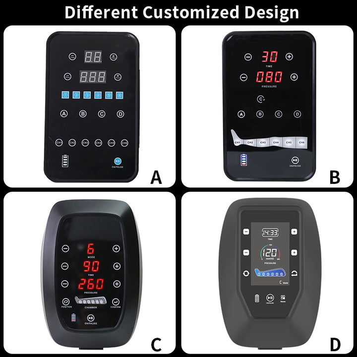 Premium Air Compression Massager for Legs and Feet – 6 Cavity Pressotherapy Boots for Improved Blood Circulation, Relaxation,