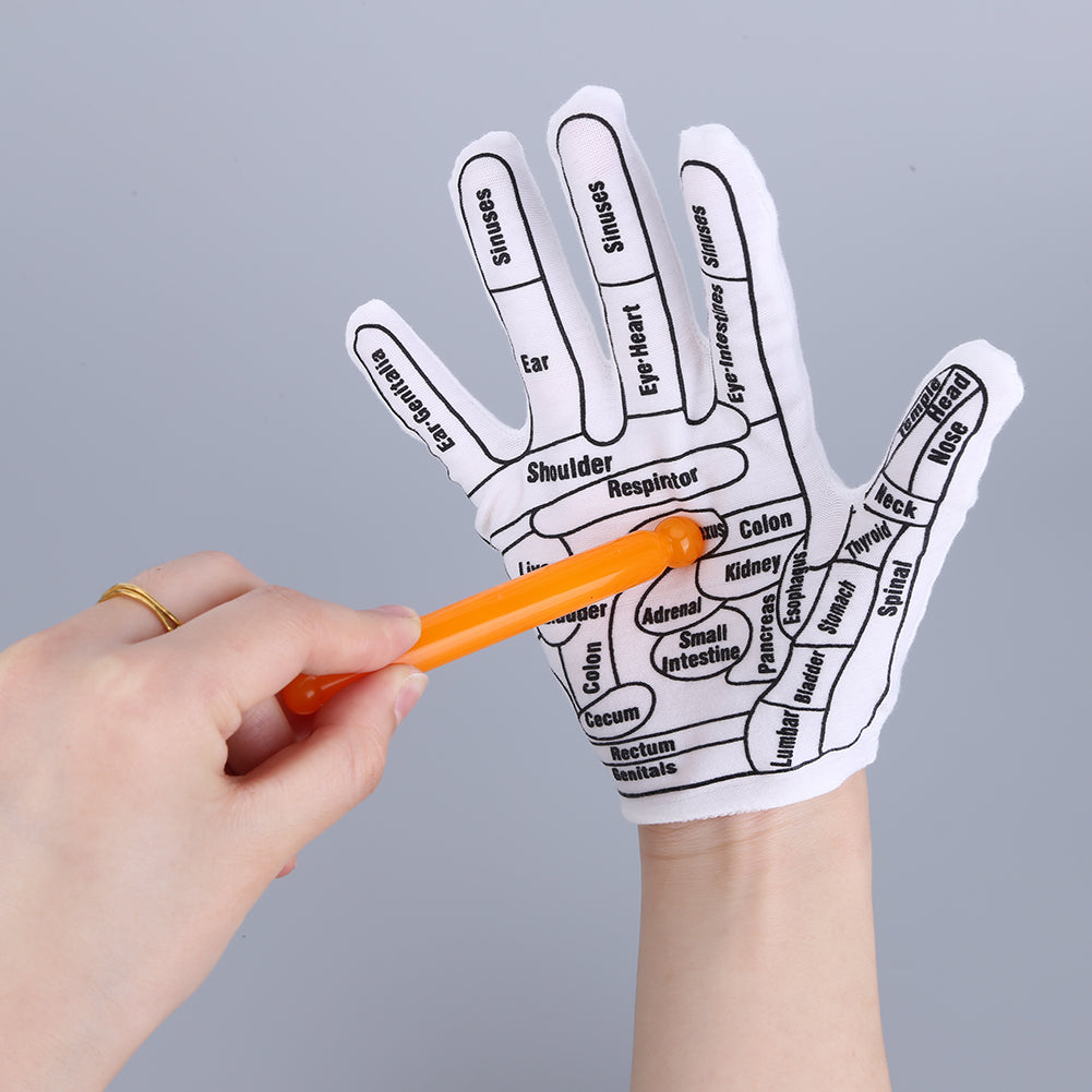 Premium Acupressure Massage Socks - 6 Pcs Reflexology Foot Therapy Set for Tired Feet, Cotton-Polyester Blend, Men’s & 