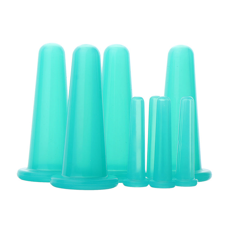 High Quality Silicone Cupping Set for Face – Health Care Facial Lifting Massage Cups, Mini Eye Vacuum Cans, Safe and Durable,