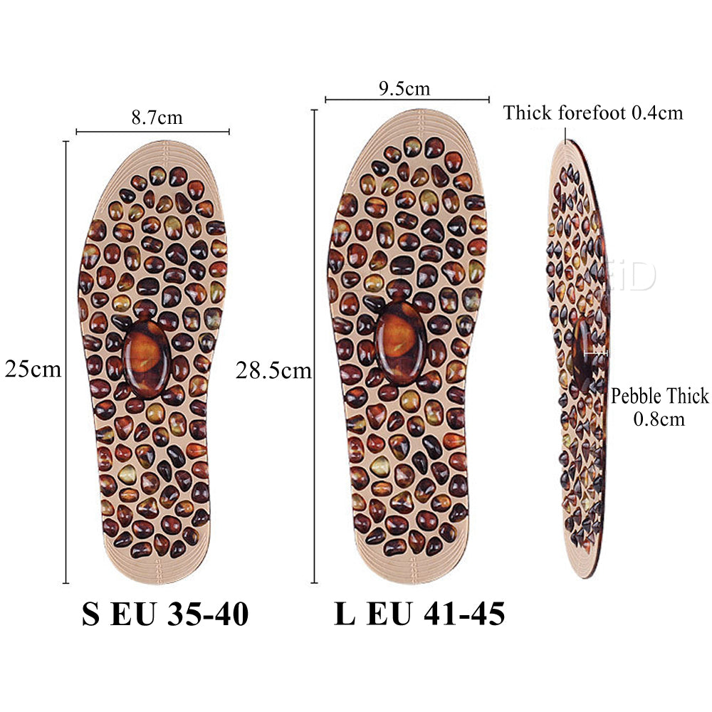 Premium Magnetic Massage Insoles for Foot Acupressure, Slimming Shoe Pads for Weight Loss in Men and Women, High-Quality 