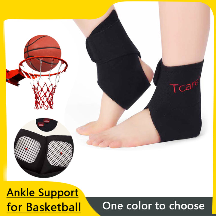 Premium Magnetic Therapy Ankle Brace with Tourmaline, Self-Heating Far Infrared Support, Adjustable Compression, Foot