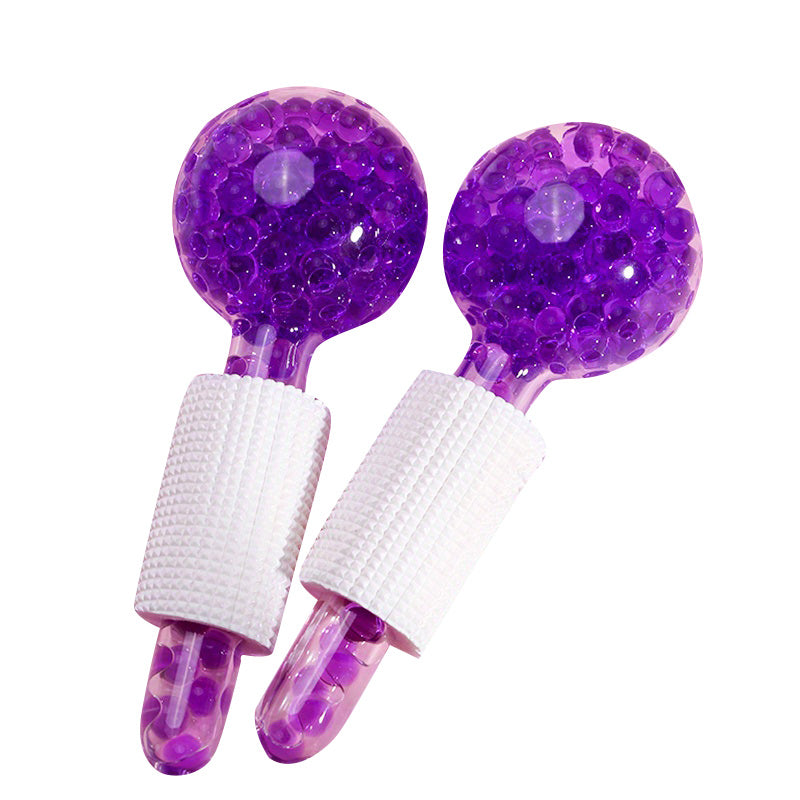 Premium 2Pcs Ice Globes for Facials – Cooling Face and Eye Massager, Facial Roller for Puffiness and Redness Reduction, Non