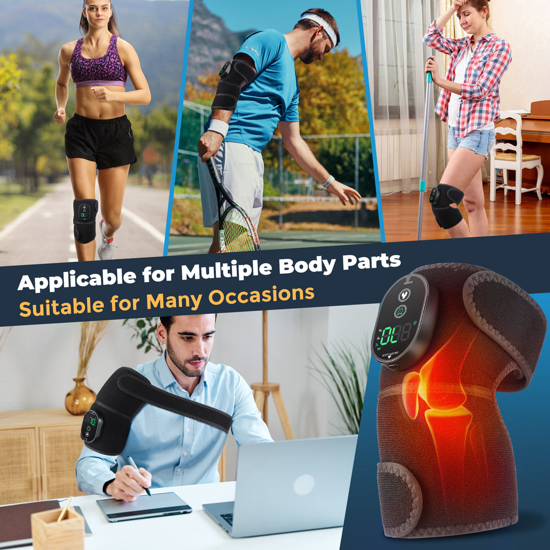 Premium USB Elbow Heating Pad for Arthritis Pain Relief - Thermal Therapy Massager with Adjustable Temperature (40-50°C) for 