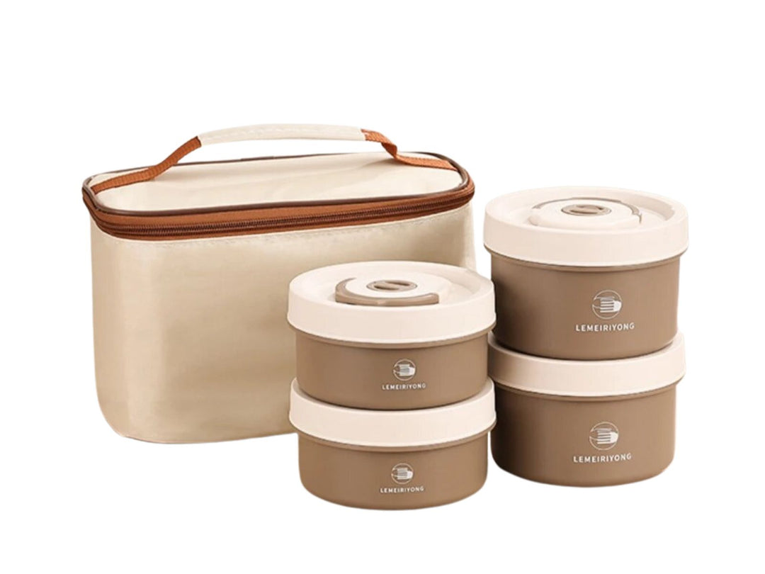 Premium Insulated 304 Stainless Steel Lunch Box – Multi-Layer Design, Microwave Safe, Durable, Leak-Proof, Perfect for On-the