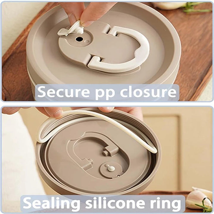 Premium Insulated 304 Stainless Steel Lunch Box – Multi-Layer Design, Microwave Safe, Durable, Leak-Proof, Perfect for On-the