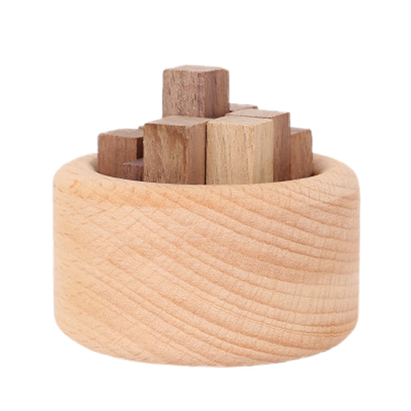 Luxury Essential Oil Wood Diffuser – Unique Wood Art Fireless Aroma Diffuser, Beech/Black Walnut Aromatherapy Ornament for 